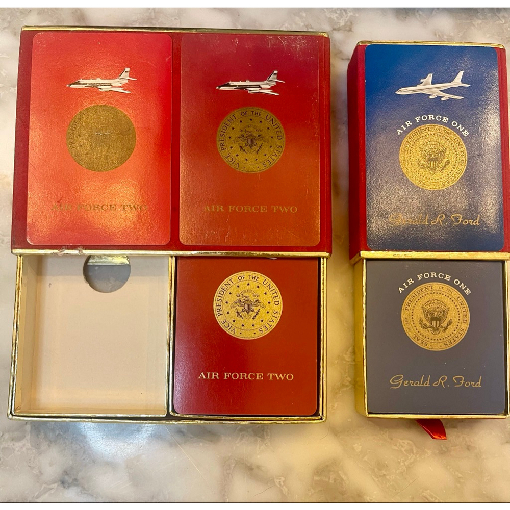 Vintage Air Force One & Two Presidential Playing Cards Gerald Ford Set READ - Picture 4 of 6